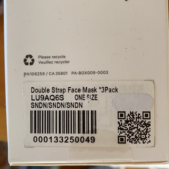 Lululemon double strap mask - Picture 5 of 5